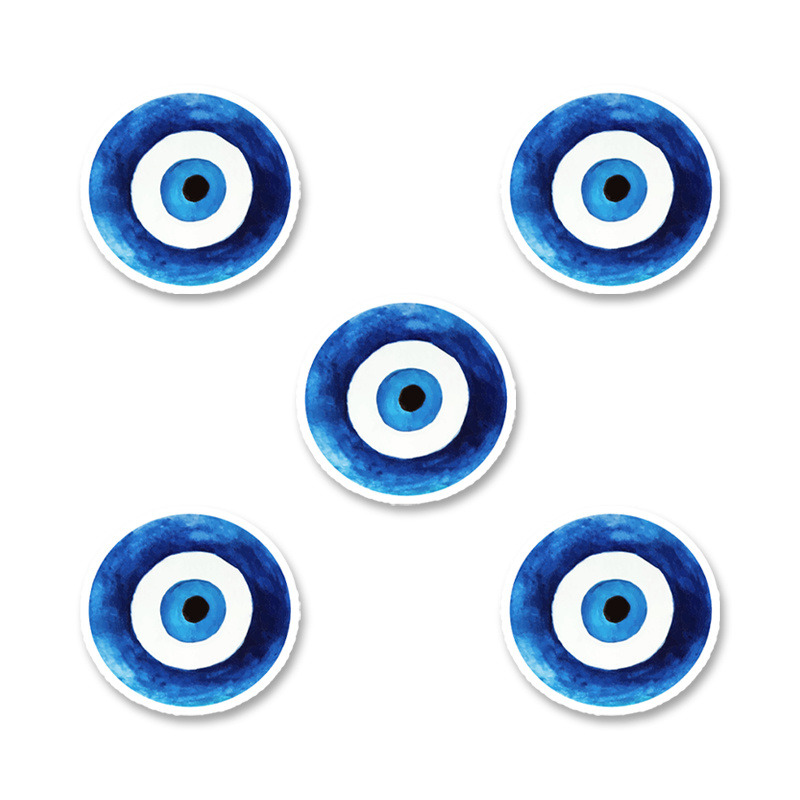 Αυτοκόλλητα Μάτι Αγόρι 5cm / 8τμχ