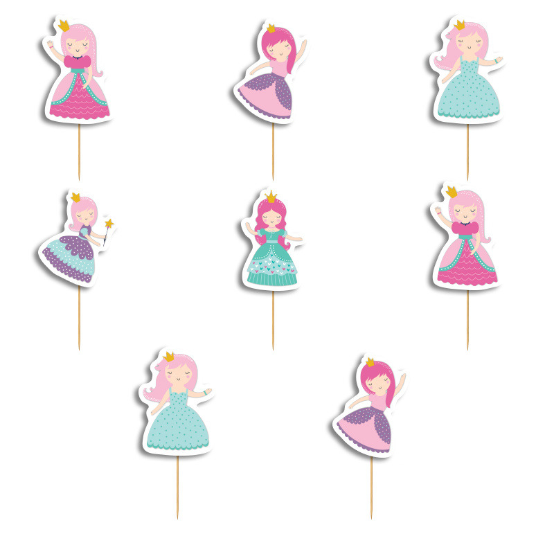 Οδοντογλυφίδες Πριγκίπισσα 5cm / 12τμχ