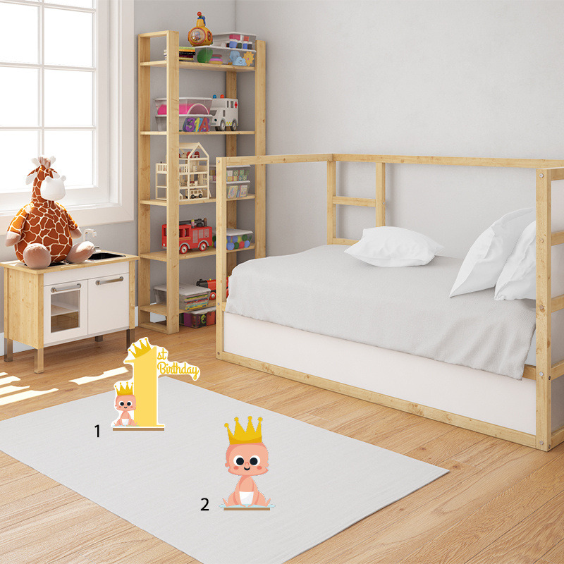 Διακοσμητική φιγούρα 1st Birthday Boy 20cm Ξύλινη με βάση/1 τμχ