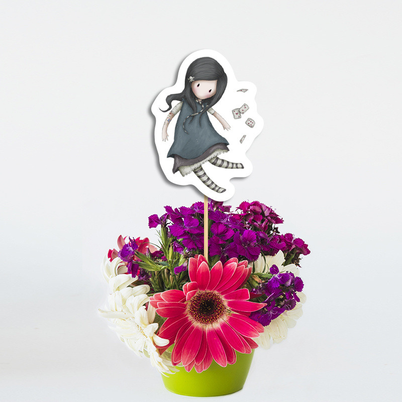 Topper Διακοσμητικό Santoro χάρτινο/ 20cm