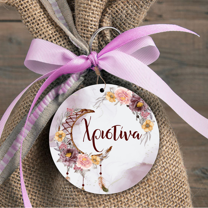 Φιγούρα Ξύλινη Ονειροπαγίδα Κορίτσι για μπομπονιέρα