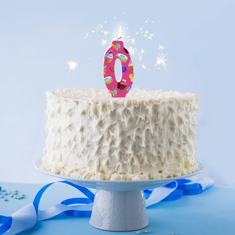 Κερί Νούμερο 0 Sweet Shop