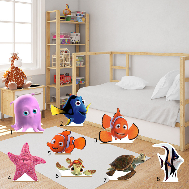 Διακοσμητική φιγούρα Nemo 50cm Ξύλινη με βάση/1 τμχ