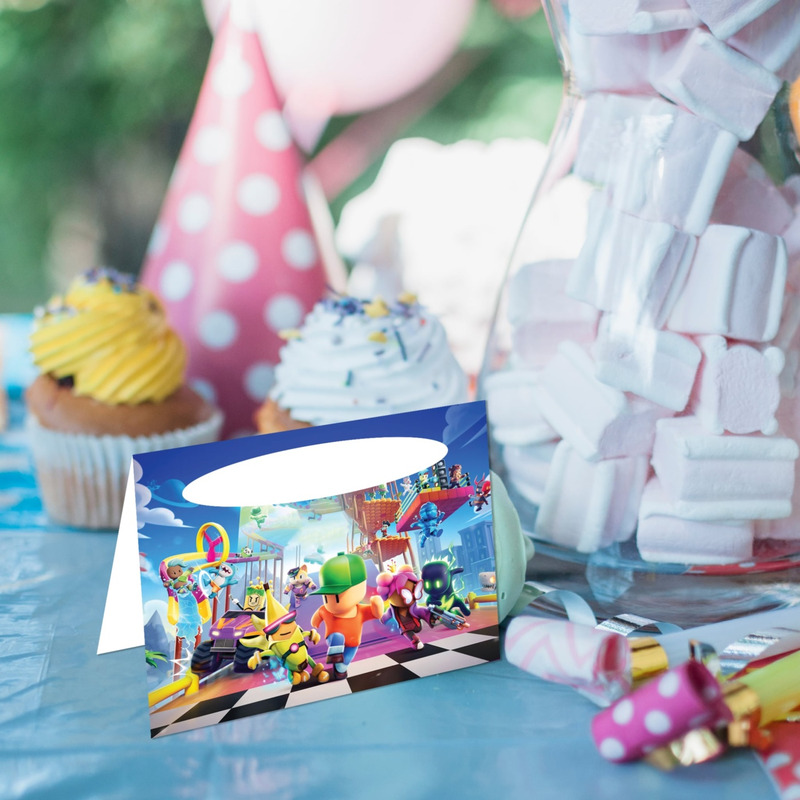 Καρτελάκι Μπουφέ Stumble Guys/ 6τμχ