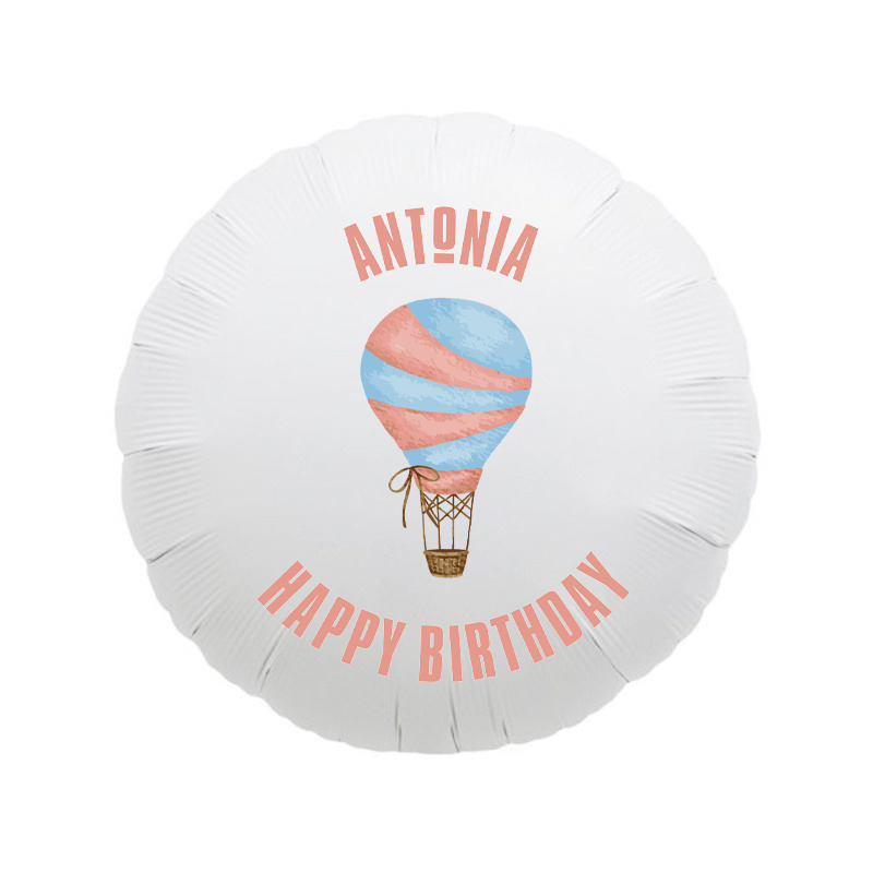 Μπαλόνι Φόιλ Αερόστατο 17″ με όνομα / 43cm