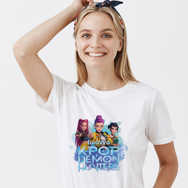 Γυναικείο T-shirt K-Pop Demon Hunters για την Μαμά με όνομα