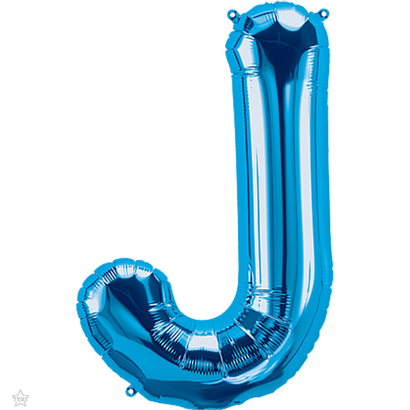 Μπαλόνι Φοιλ Γράμμα  J  Μπλε 34/ 86εκ