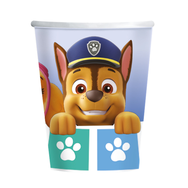 Ποτήρια Χάρτ. 250 ml Paw Patrol 2022 / 8 τεμ