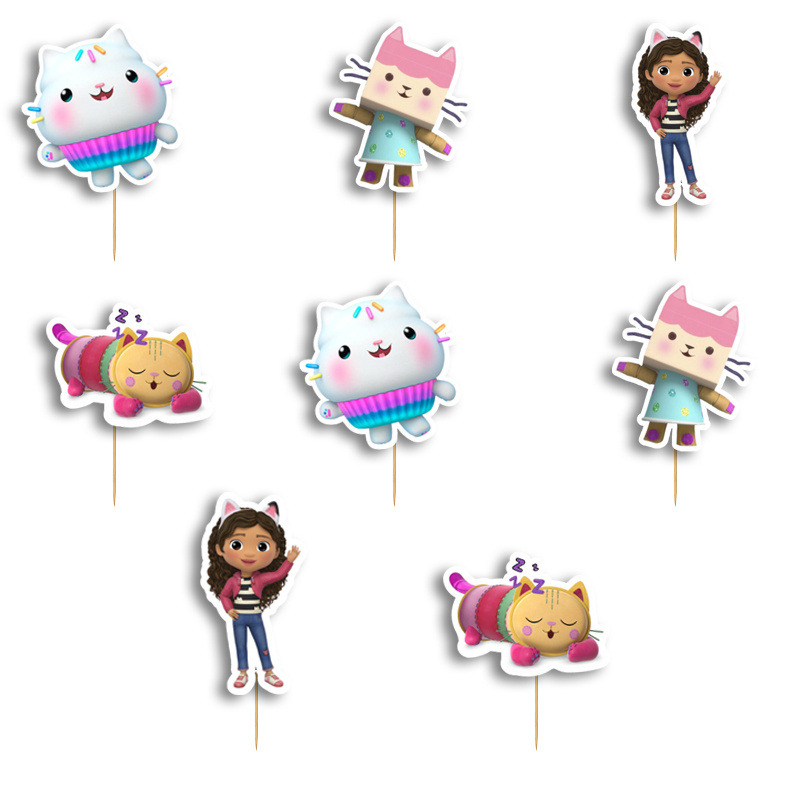 Οδοντογλυφίδες Gabby's Dollhouse 5cm / 12τμχ