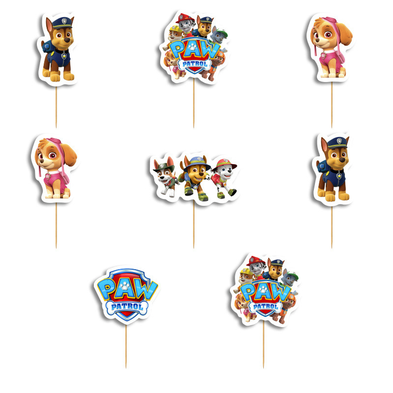 Οδοντογλυφίδες Paw Patrol 5cm / 12τμχ