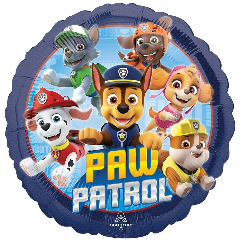 Μπαλόνι Φοιλ 17 Στρογγυλό Paw Patrol 43 εκ