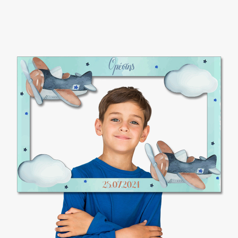 Κάδρο Photobooth Αεροπλάνο Vintage για φωτογραφίες/ 60cm*40cm