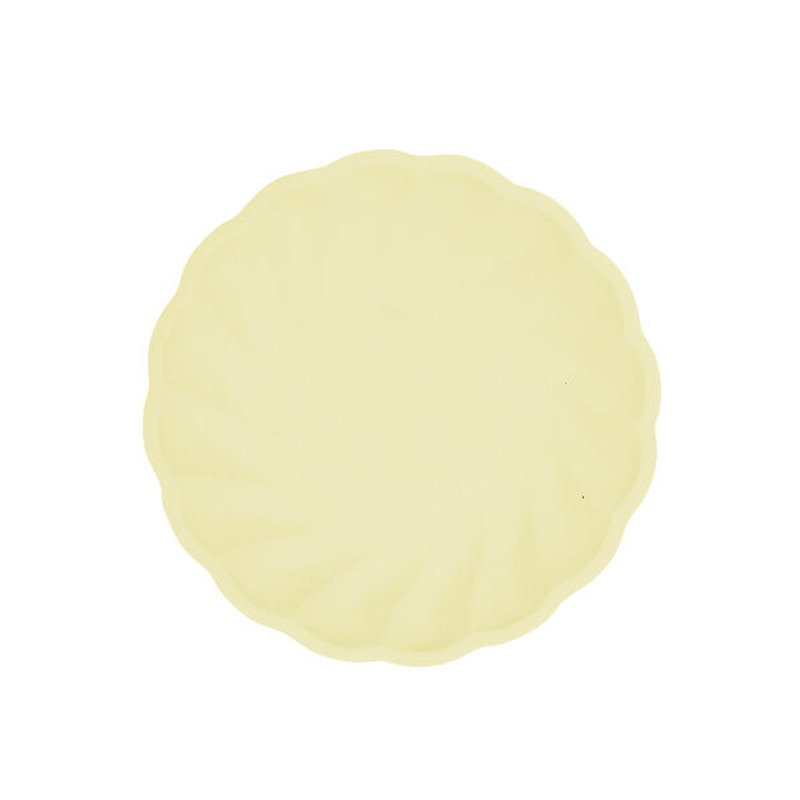 Πιάτα Στρογγυλά Vert Decor Yellow 18.8 εκ - Κίτρινο Παστέλ / 6 τεμ