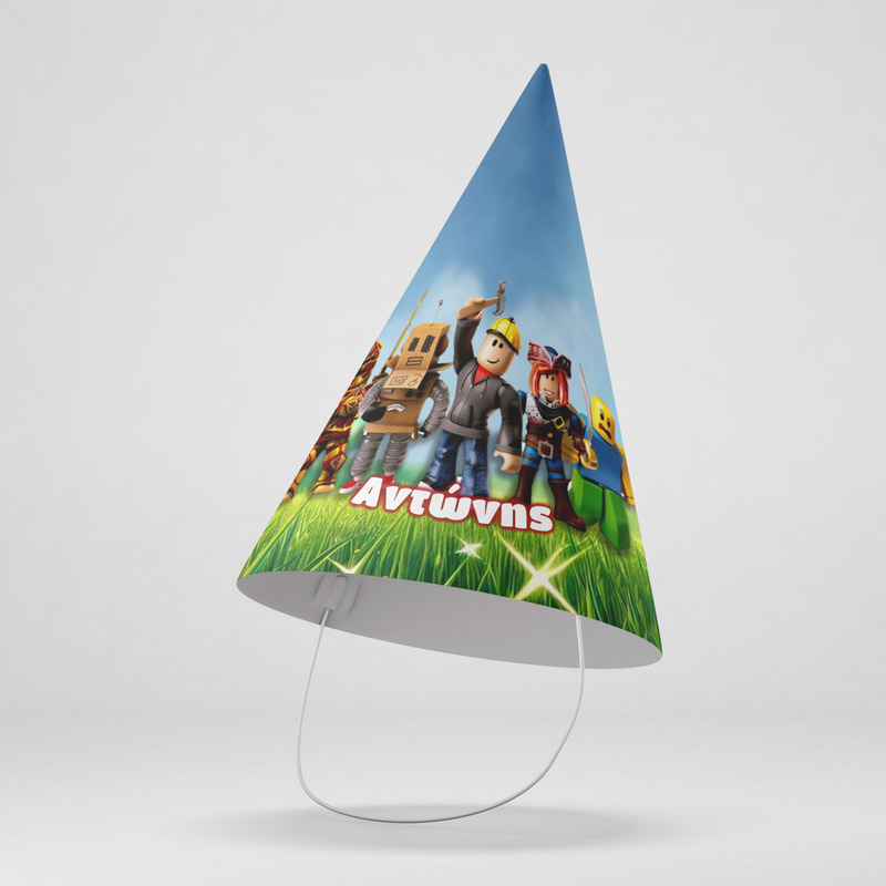 Καπελάκια πάρτυ με όνομα Roblox / 8τμχ