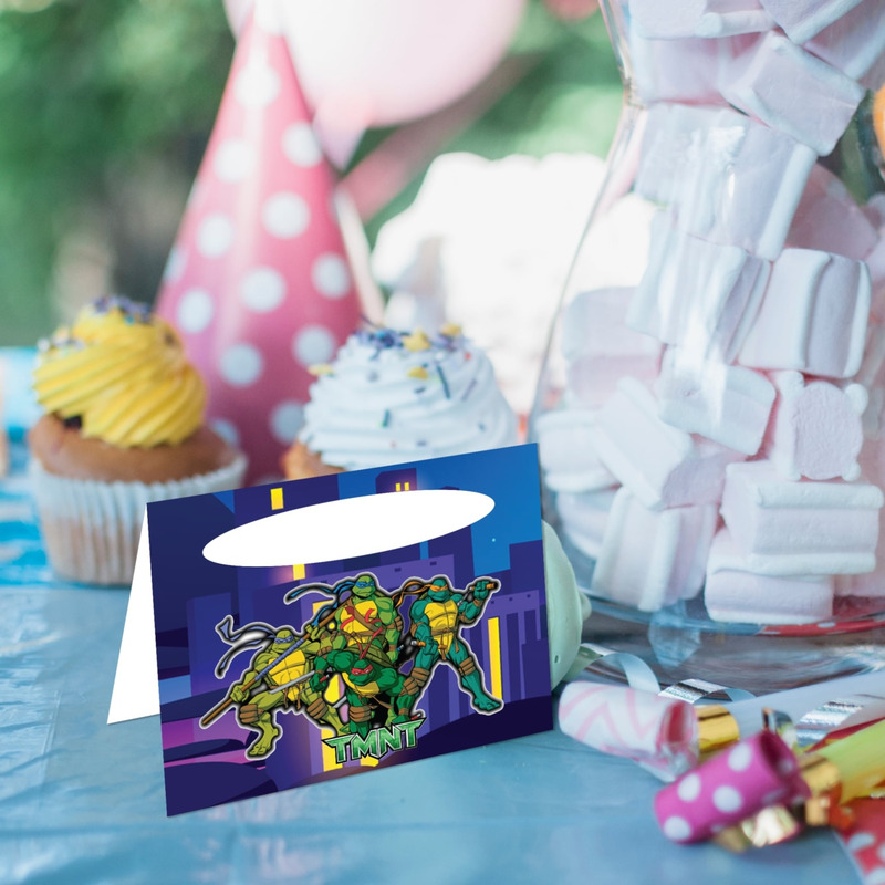 Καρτελάκι Μπουφέ Χελωνονιντζάκια/ 6τμχ