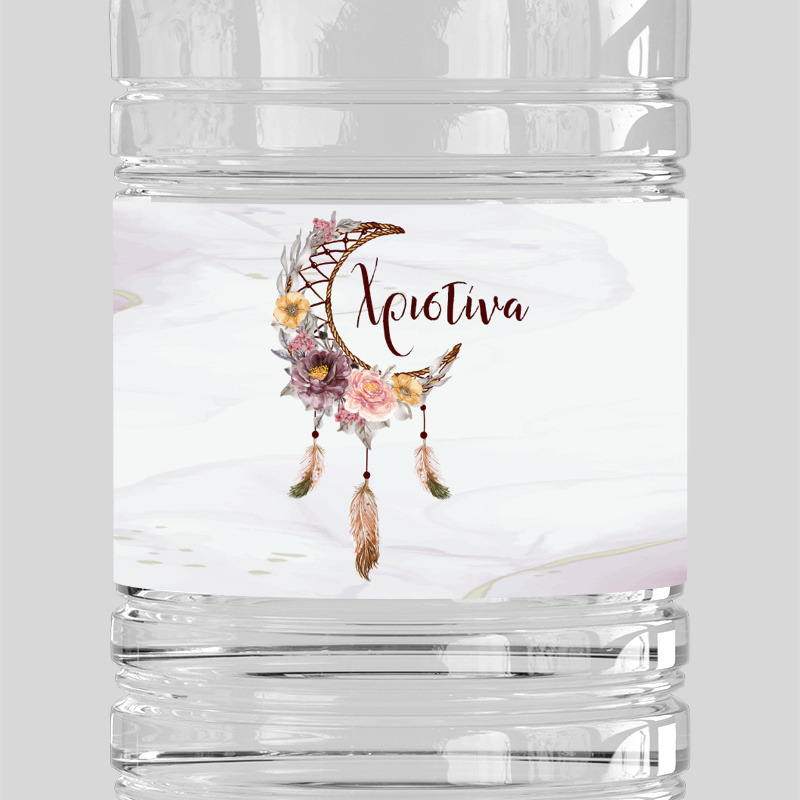 Ετικέτες νερού με όνομα Ονειροπαγίδα Κορίτσι / 8 τμχ