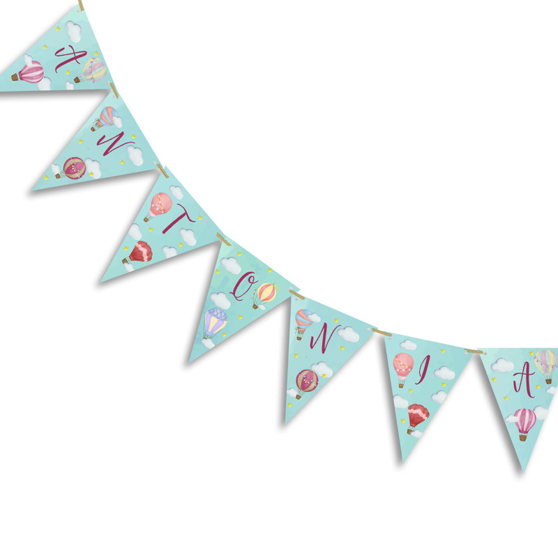 Σημαιάκια με όνομα Αερόστατο τρίγωνα