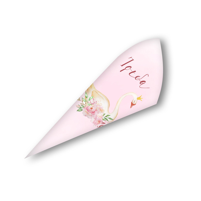 Χωνάκια για ζαχαρωτά με όνομα Κύκνος