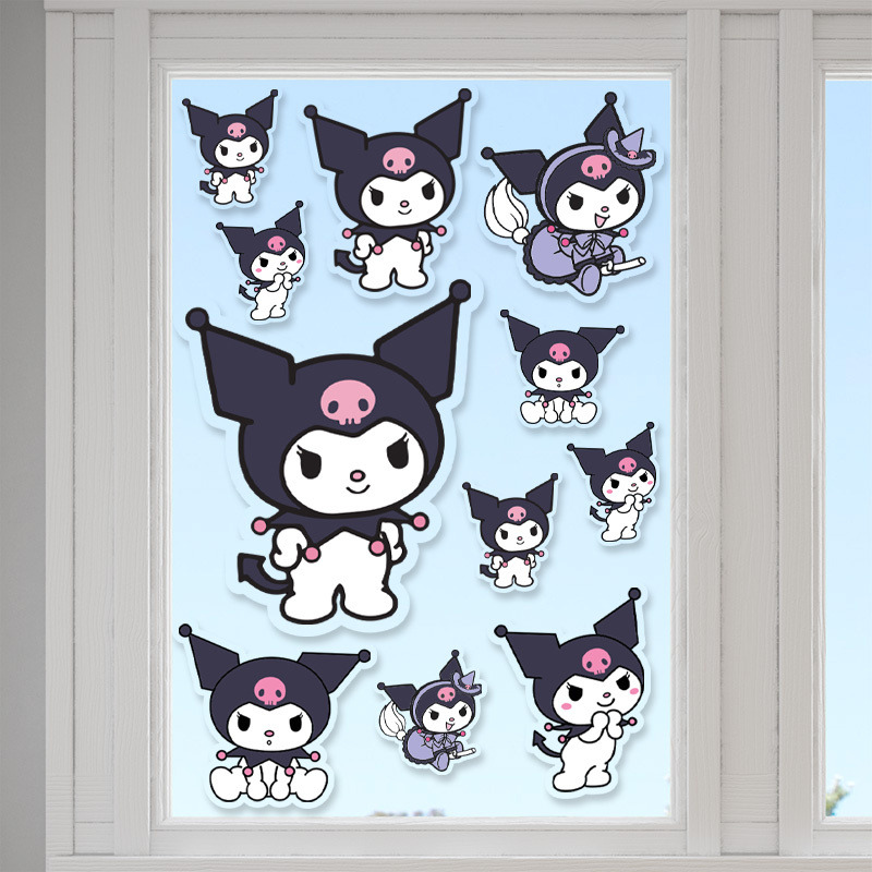 Αυτοκόλλητα τζαμιού Kuromi /10 τμχ