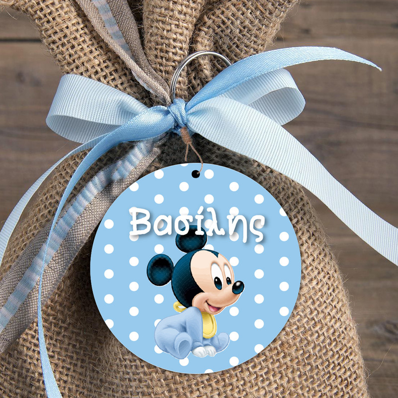 Baby Mickey Φιγούρα Ξύλινη για μπομπονιέρα