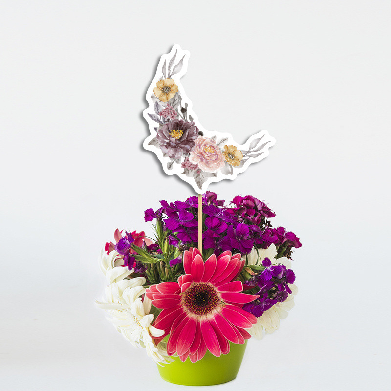 Διακοσμητικό Τοππερ Ονειροπαγίδα Κορίτσι χάρτινο για τον Μπουφέ/ 20cm