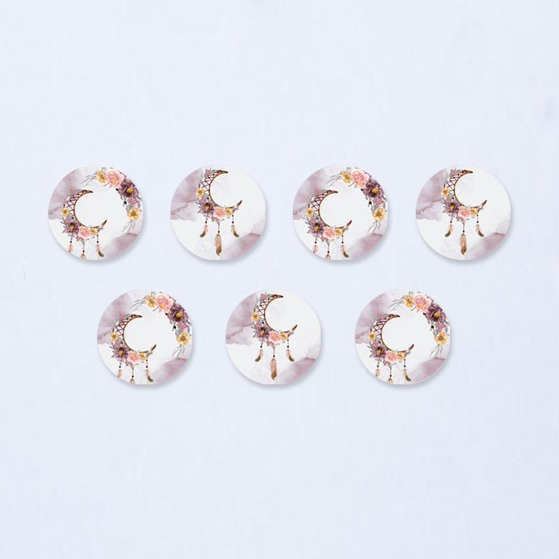 Ξύλινες Κονκάρδες Ονειροπαγίδα Κορίτσι / 8τμχ