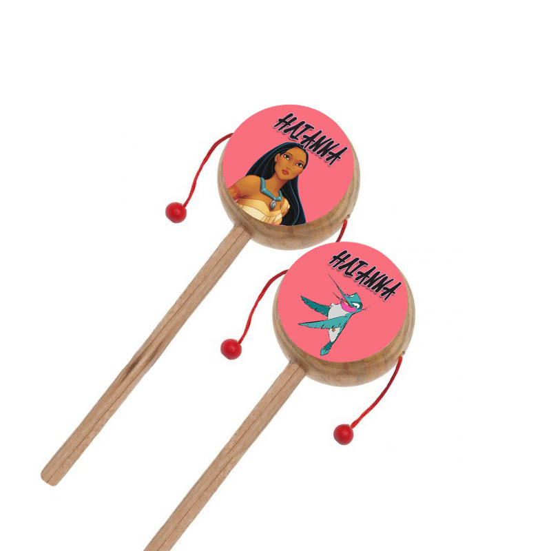 Ξύλινο Τυμπανάκι με όνομα Pocahontas