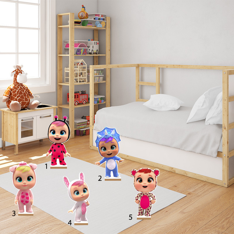 Διακοσμητική φιγούρα Κλαψουλίνια 50cm Ξύλινη με βάση/1 τμχ