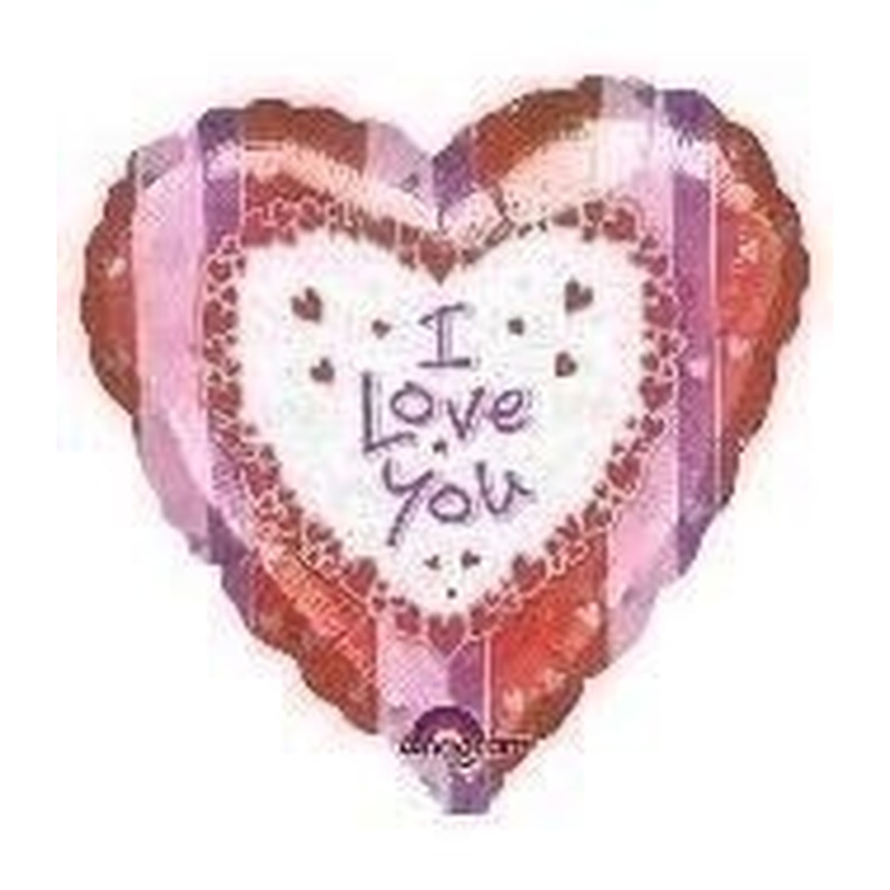 Μπαλόνια Φοιλ 18 I love you/ 3 τεμ