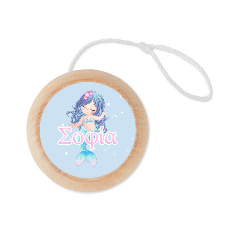 Ξύλινο Γιο – Γιο με όνομα Γοργόνα