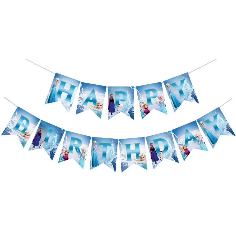 Γιρλάντα Γράμματα Frozen Happy Birthday