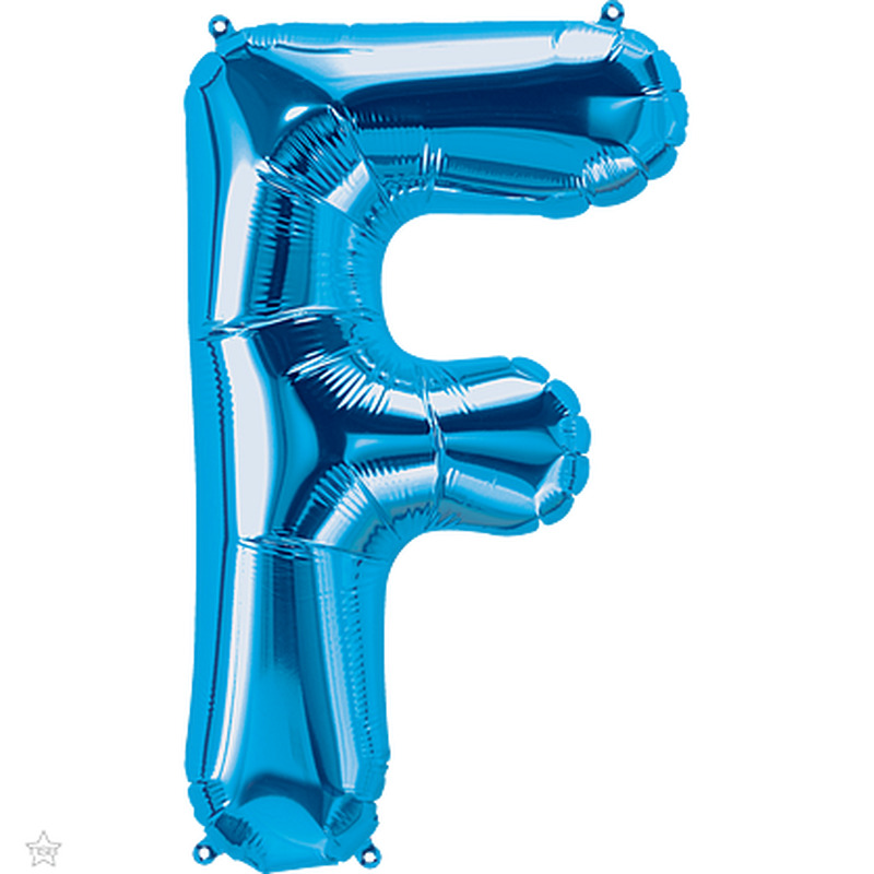 Μπαλόνι Φοιλ Γράμμα  F  Μπλε 34/ 86εκ