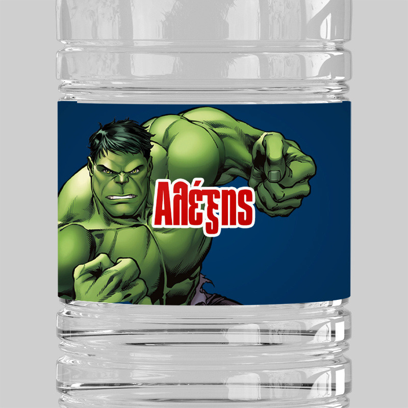 Ετικέτες νερού με όνομα Avengers / 8 τμχ