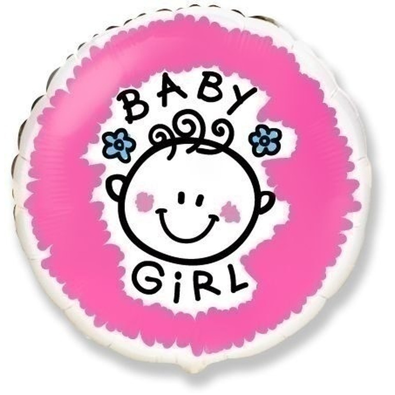 Μπαλόνι Φοιλ 18 Baby Girl  / 46 εκ Ασυσκεύαστο