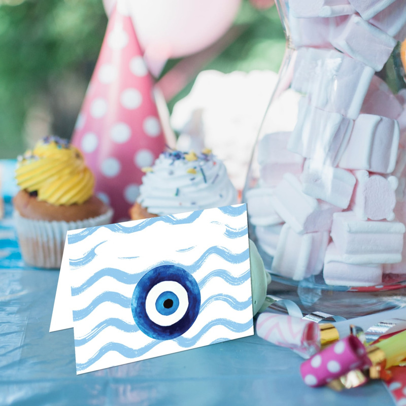 Καρτελάκι Μπουφέ Μάτι για Αγόρι/ 6τμχ