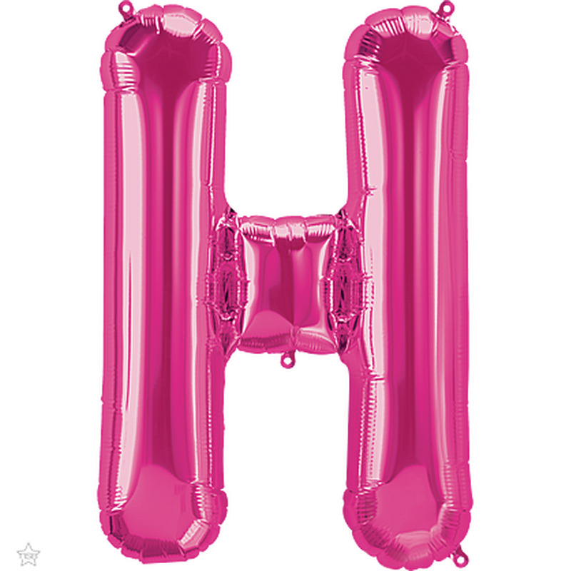 Μπαλόνι Φοιλ Γράμμα  H Φούξια 34/ 86εκ