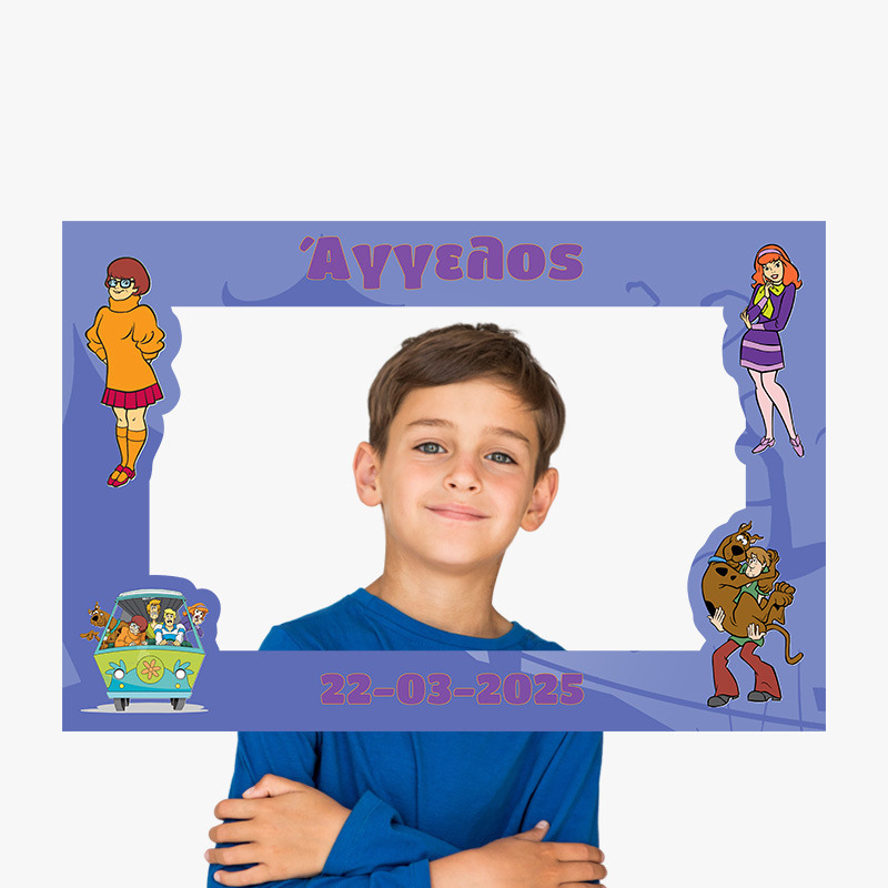 Κάδρο Photobooth Scooby-Doo για φωτογραφίες/ 60cm*40cm