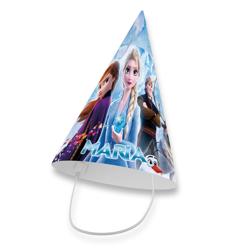 Καπελάκια πάρτυ με όνομα Frozen/8τμχ