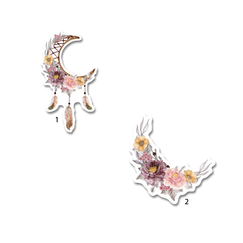 Διακοσμητική φιγούρα Ονειροπαγίδα Κορίτσι 10cm Ξύλινη/1τμχ