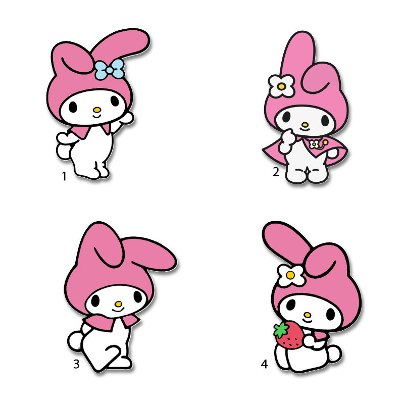 Διακοσμητική φιγούρα My Melody 10cm Ξύλινη/1τμχ