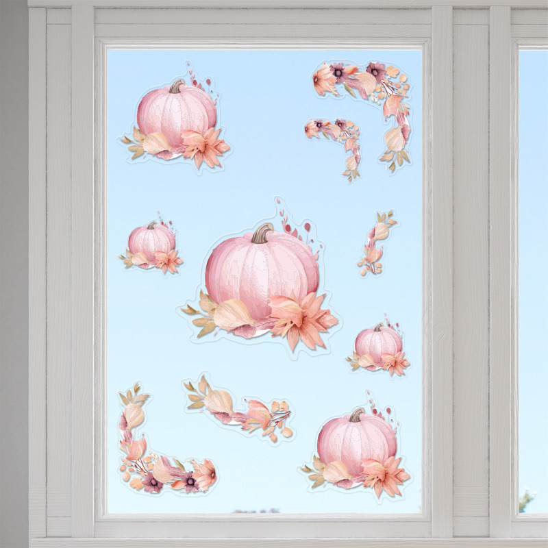 Αυτοκόλλητα τζαμιού Κολοκύθα /10 τμχ