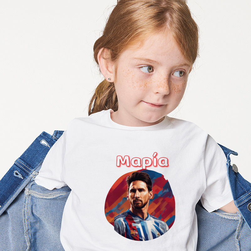 Παιδικό T-shirt Messi για κορίτσι με όνομα
