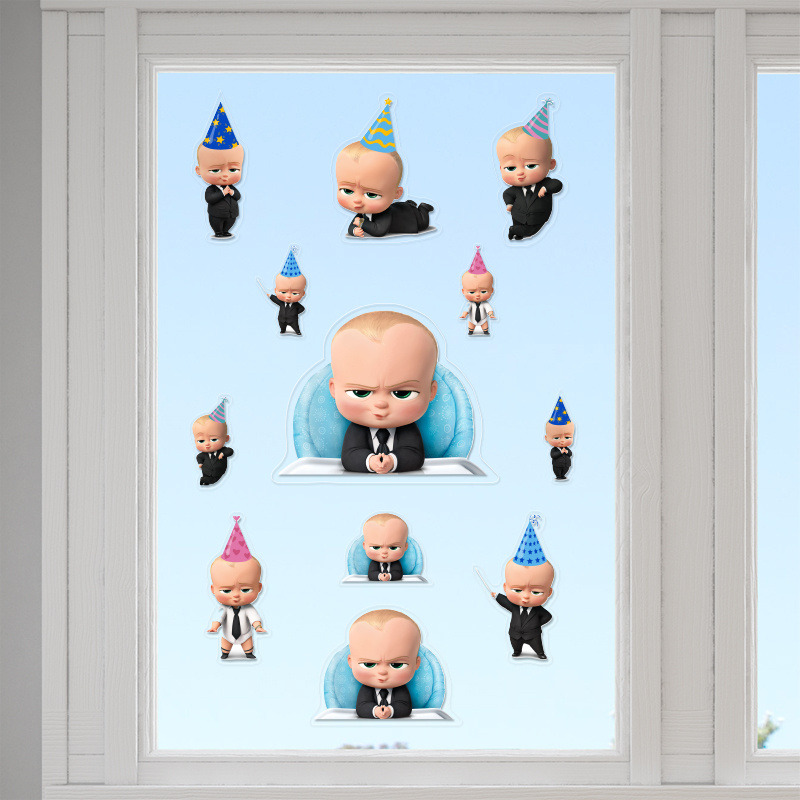 Αυτοκόλλητα τζαμιού Baby Boss /10 τμχ