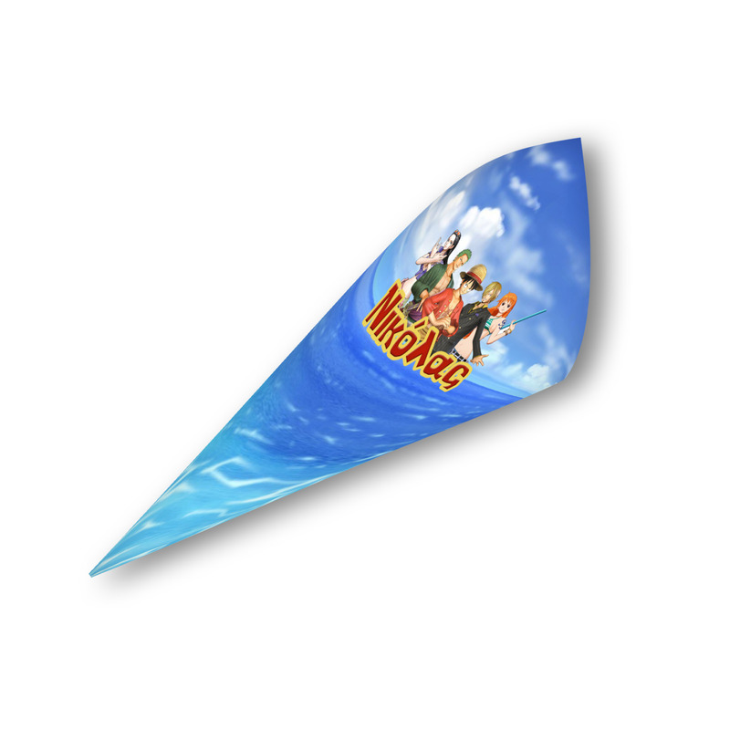 Χωνάκια για ζαχαρωτά με όνομα One Piece