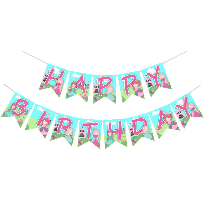 Γιρλάντα Γράμματα Πριγκίπισσα Happy Birthday