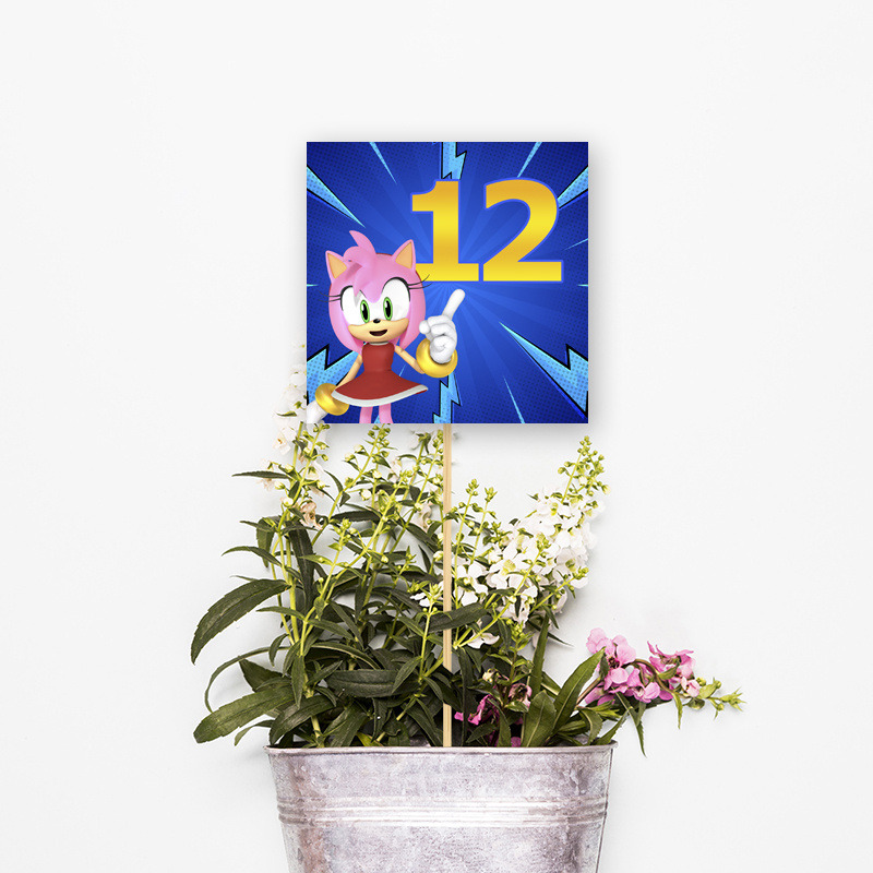 Αρίθμηση τραπεζιού Sonic τετράγωνο