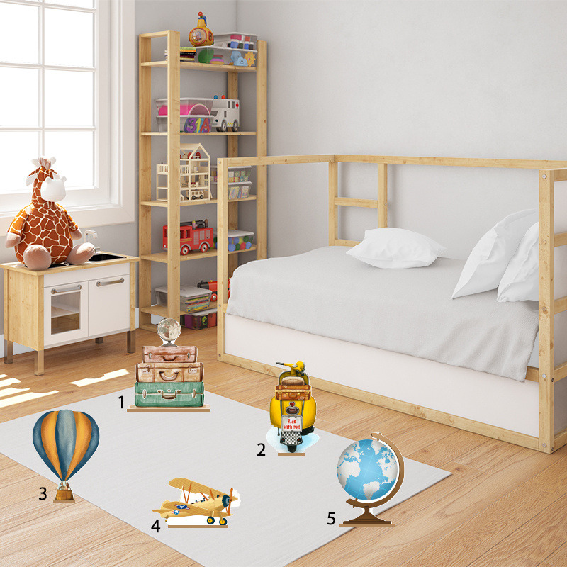 Διακοσμητική φιγούρα Ταξίδια 20cm Ξύλινη με βάση/1 τμχ