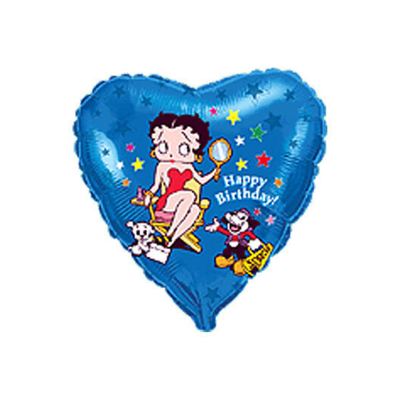 Μπαλόνι φοιλ 18 Happy Birthday /46εκ Betty Boop ασυσκεύαστο