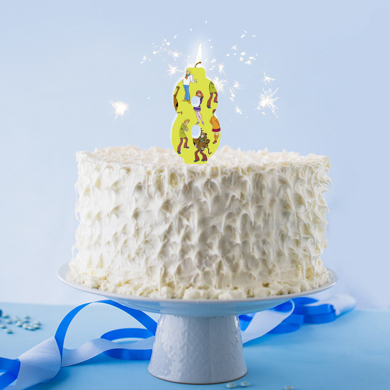 Κερί Νούμερο 8 Scooby-Doo