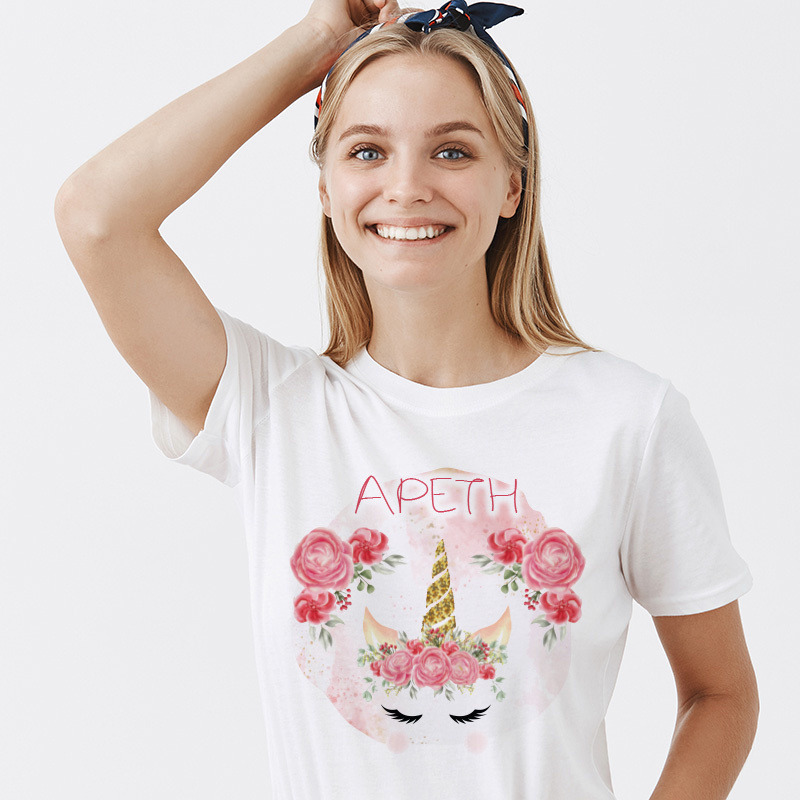 Γυναικείο T-shirt Unicorn για την Μαμά με όνομα